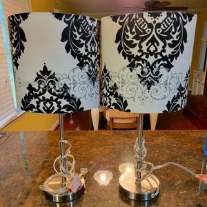 Quantity 2 lamps from target